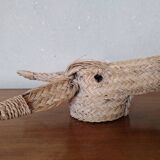 Horse woven straw mask