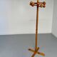 Vintage solid pine coat rack designed by Reiner Daumiller from the 1970s.