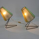 Ensemble de deux lampes de table du milieu du siècle, 1960