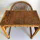 Bureau enfant en rotin avec son fauteuil