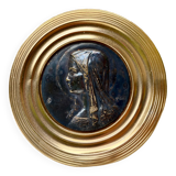 Small round religious frame
