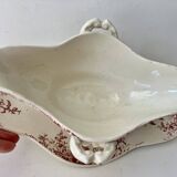 Saucière, porcelaine opaque Gien - service Printemps