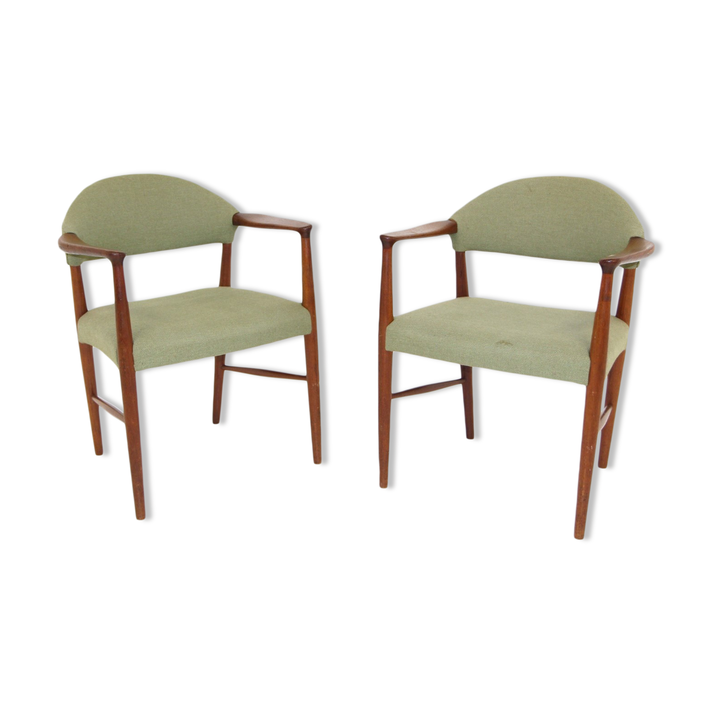 Set of 2 armchairs "Model 223", Kurt Olsen, Denmark, 1950