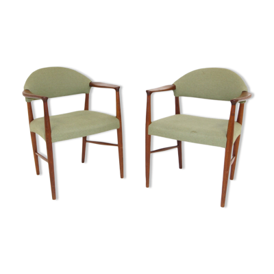 Set de 2 fauteuils ''Model 223'', Kurt Olsen, Danemark, 1950