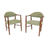 Set de 2 fauteuils "Model 223", Kurt Olsen, Danemark, 1950