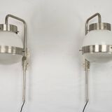 Pair of Delta wall lamps by Sergio Mazza for Artemide. Italy 1960sPair of D
