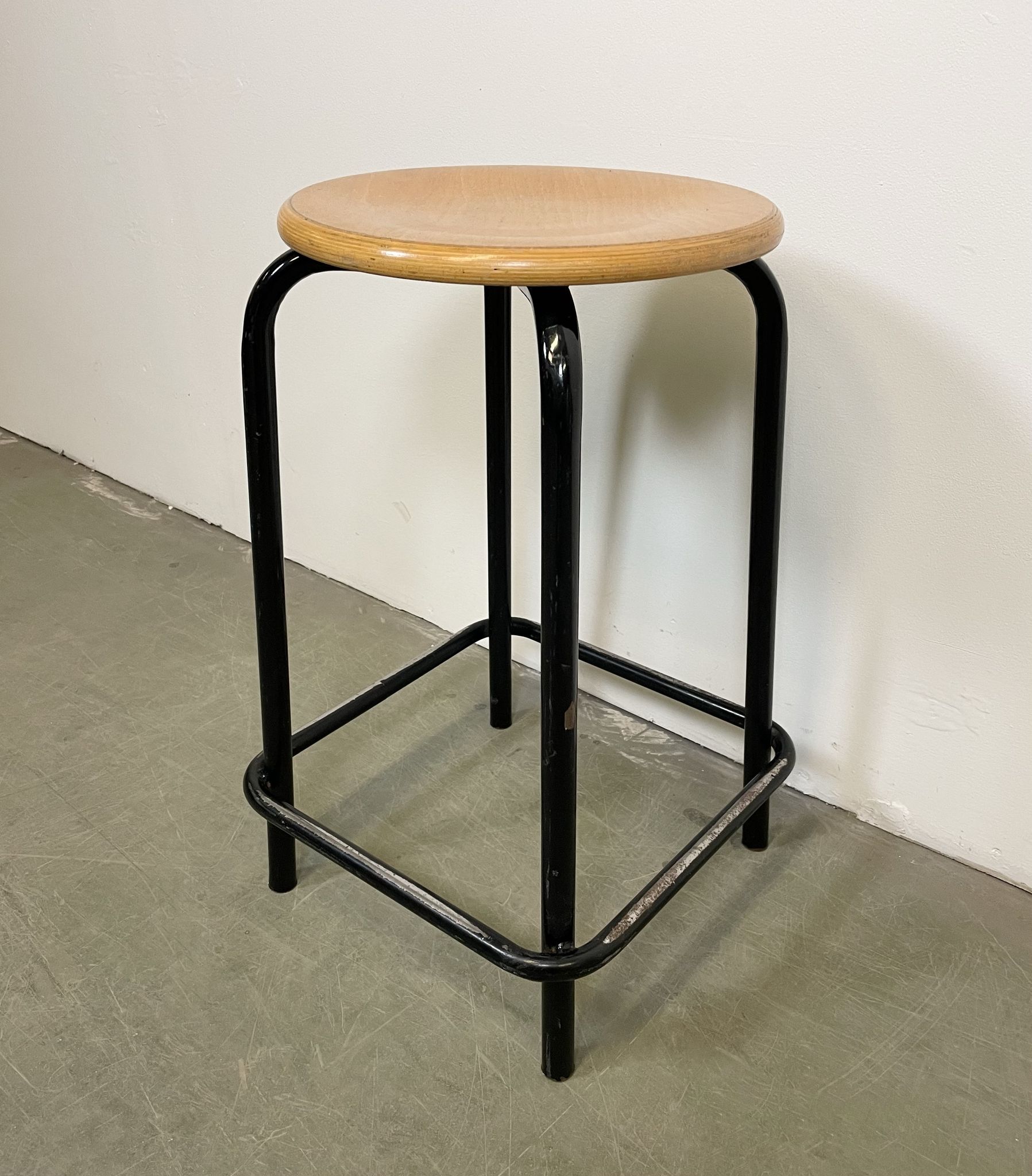 Vintage industrial italian stool, 1970s