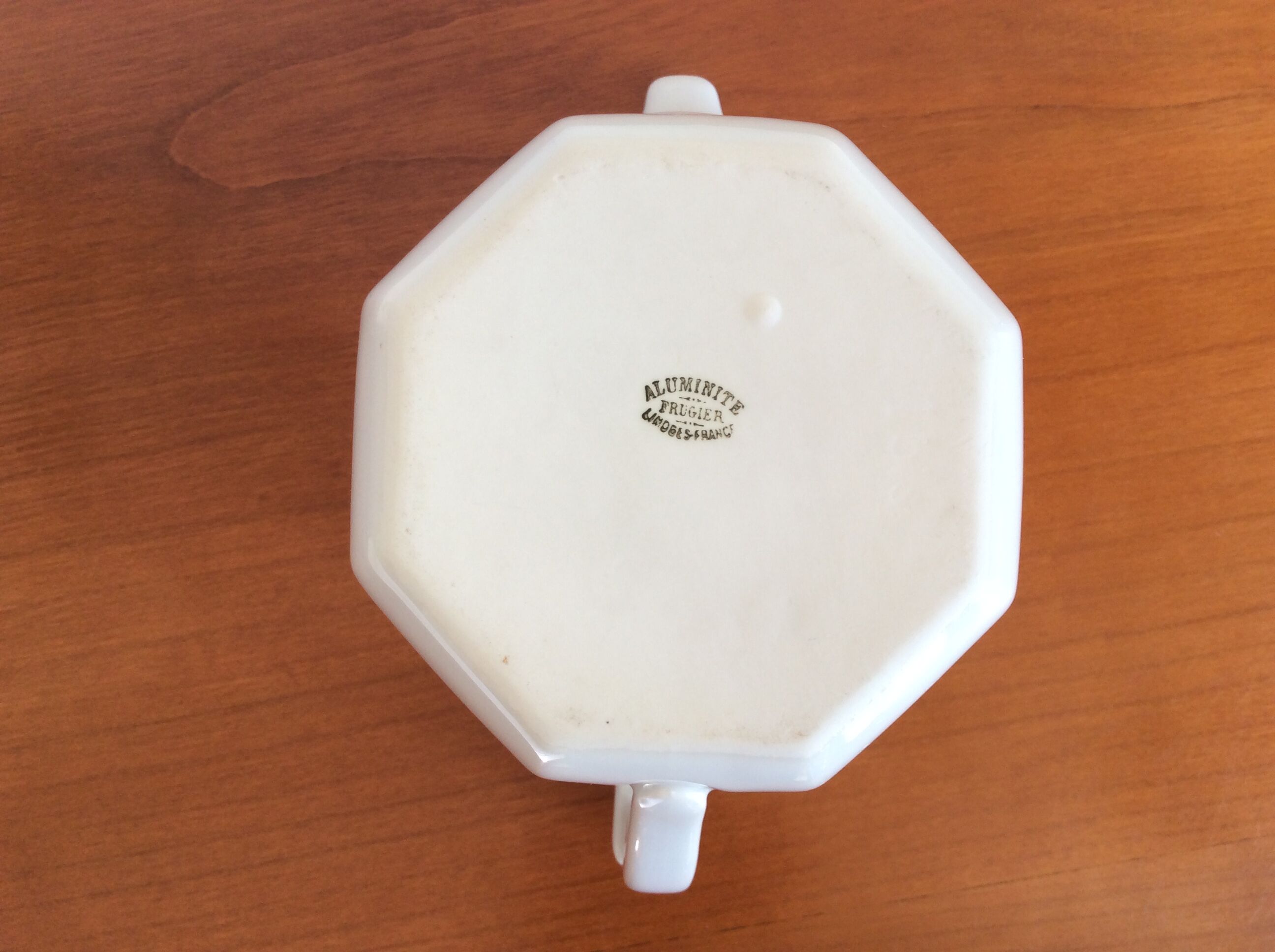 Aluminite Frugier Limoges Limoges Fire Porcelain Teapot