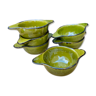 Set of 6 ceramic bowls