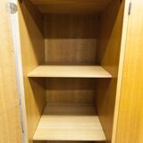 Armoire scandinave 3 portes en teck blond