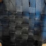 Stool made from lemon wood and recycled tires