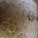 Art Deco glass press basin suspension signed Degue