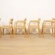 6 chaises en chêne modèle 84 et 67 par Niels Otto Møller, rénovées