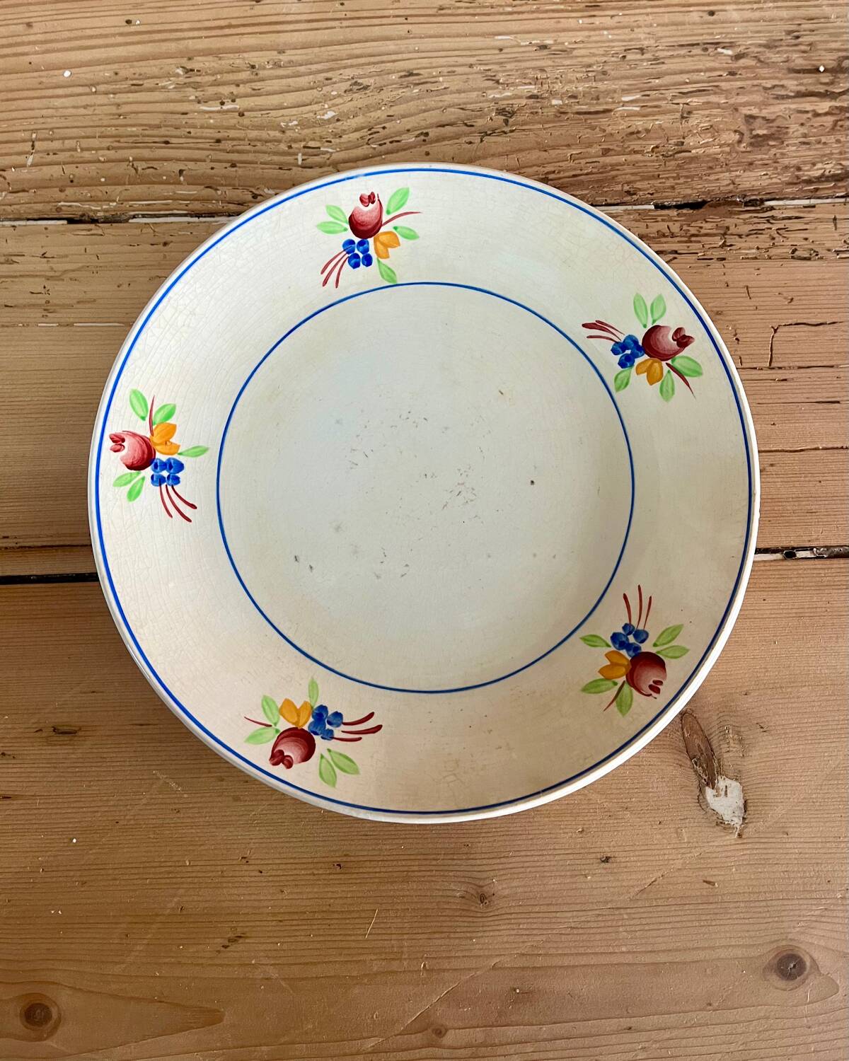 6 Gien Nice iron earth dessert plates