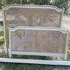 Bed Louis XVI patinated wood and cannage 140/190