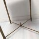 Tables with floorless smoked glass tray 50-60 years