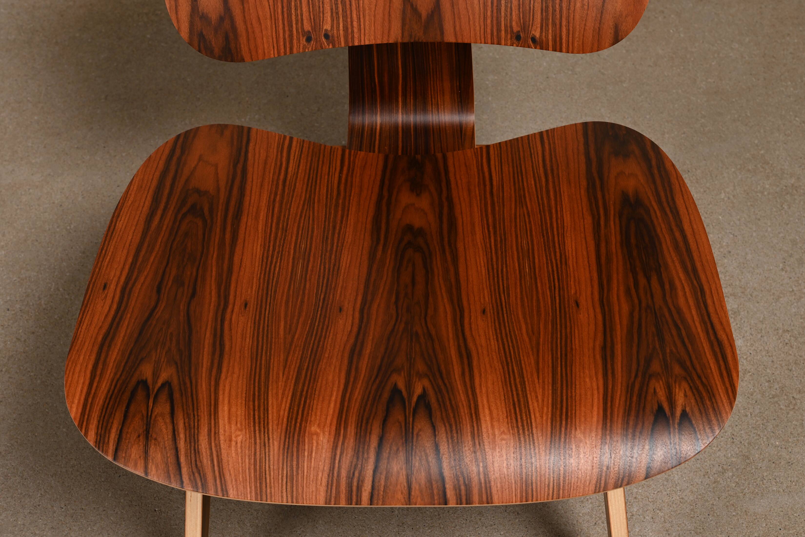 Charles & Ray Eames LCW Santos Palisander Lounge Chair for Herman Miller