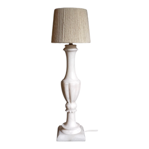 Lampe de table en albâtre, - pied