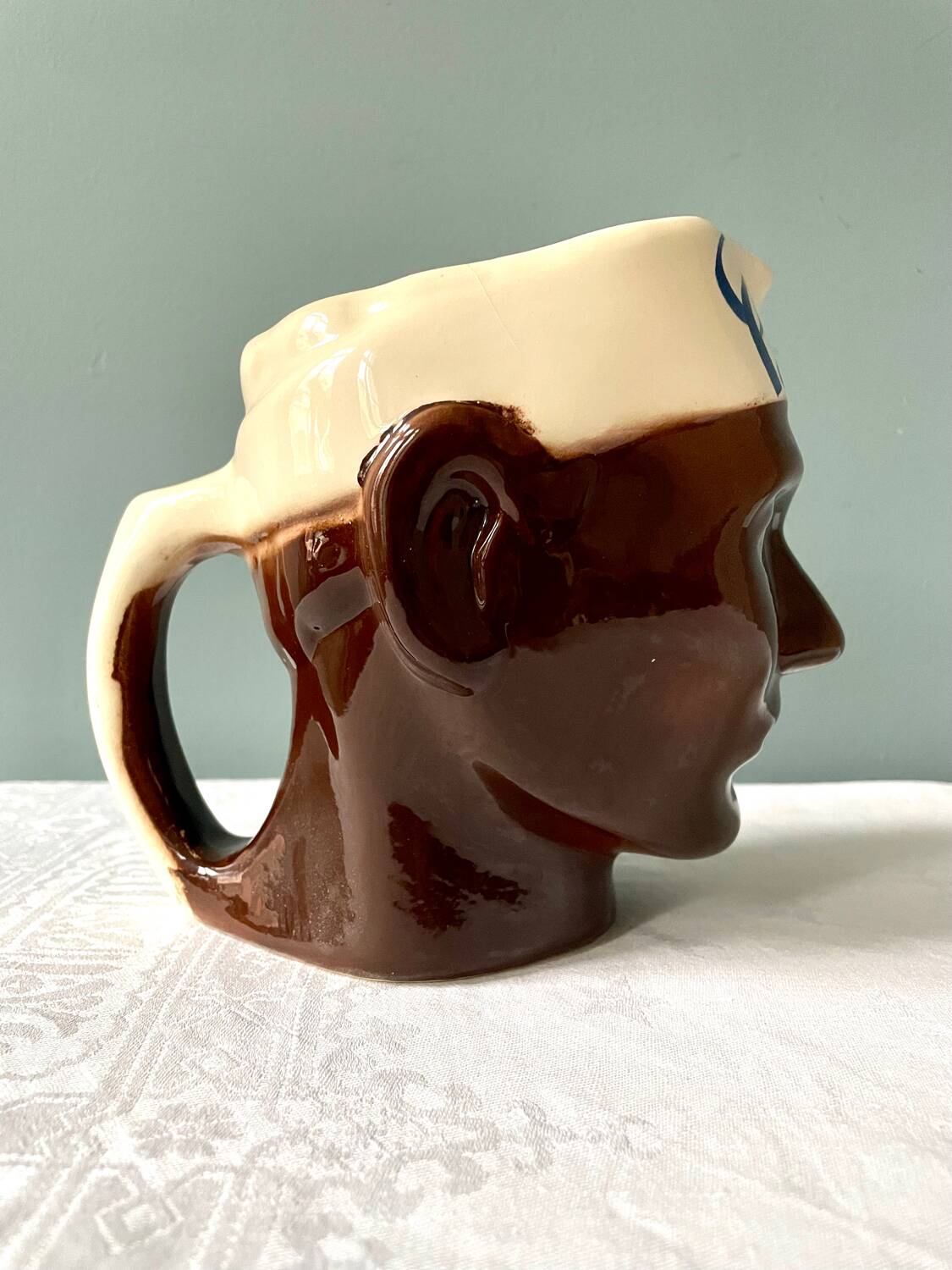 Vintage Casanis pitcher Faïencerie de Saint-Jean