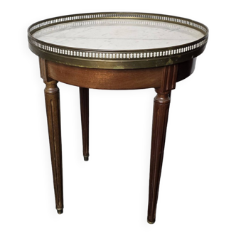 Louis XVI style mahogany hot water bottle table