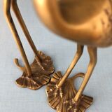 Couple of brass herons