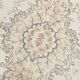 6x10 Cream & Brown Oriental Floral Pattern Vintage Rug, 193x298Cm