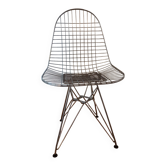 1 chaise vintage wire
