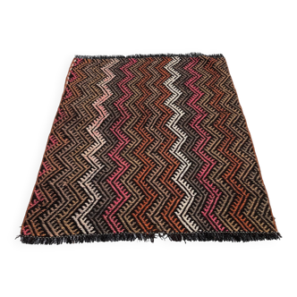 Vintage turkish kilim cushion cover , 98 x 80 cm