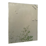 Old beveled mirror stitched 65x83cm