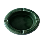 Green arabesque ashtray