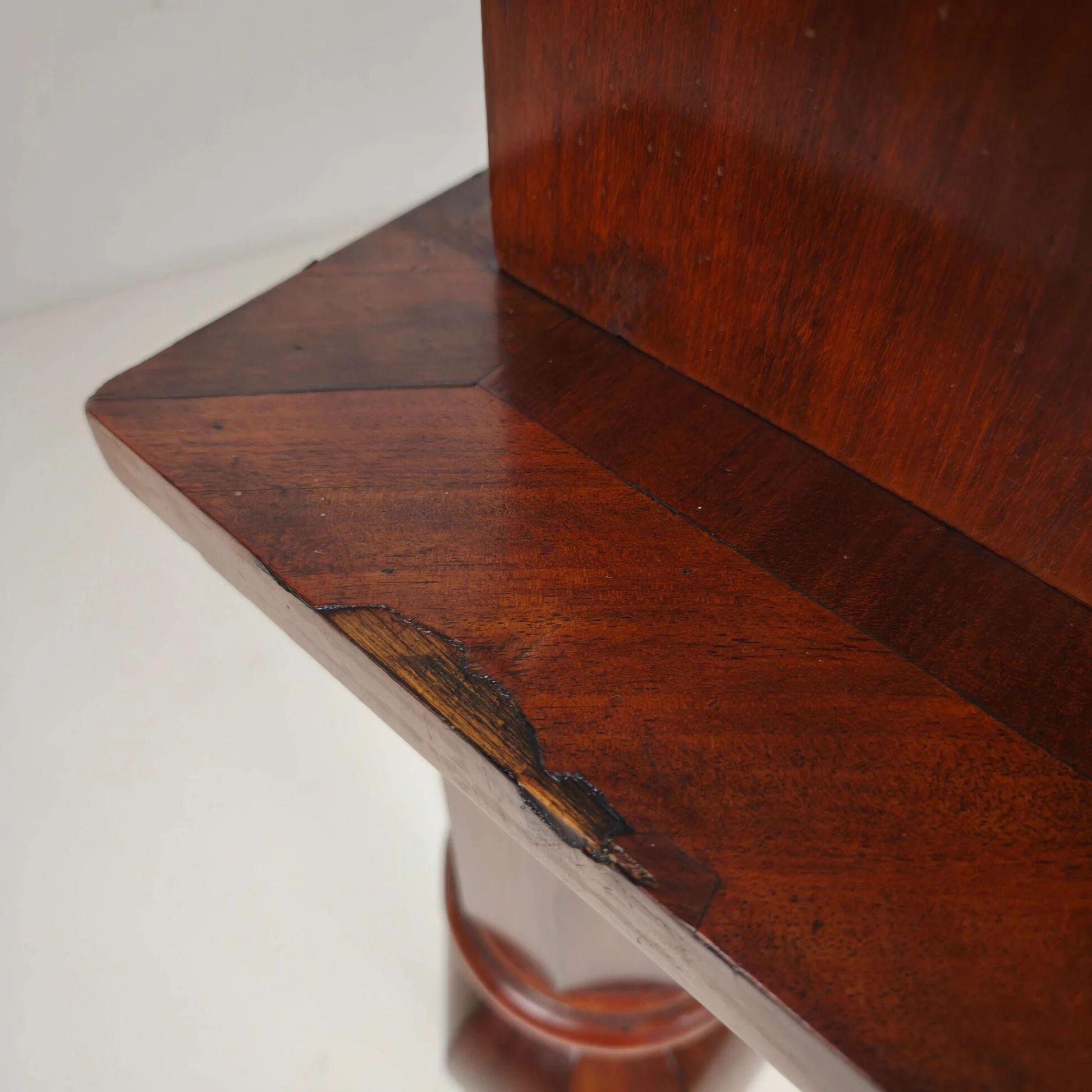 19th century German marquetry writing desk