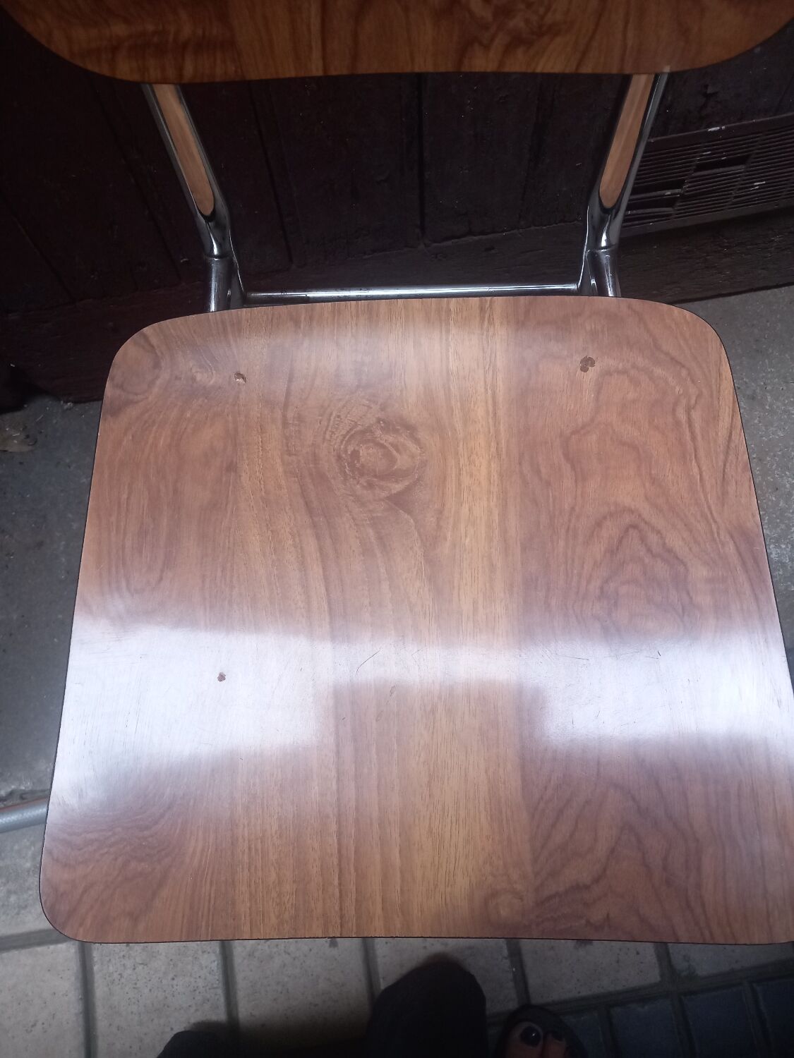 Chaise vintage formica