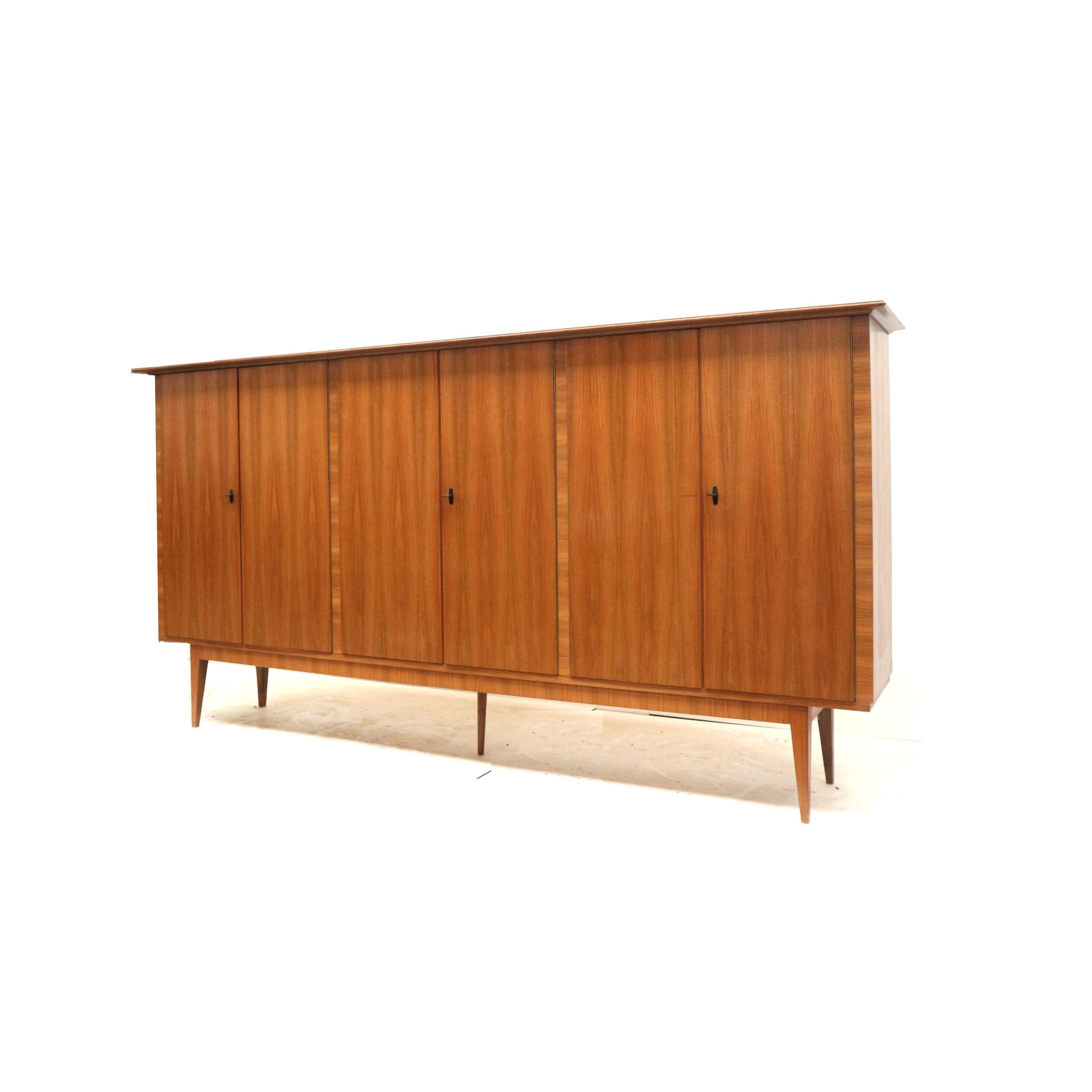 XXL vintage highboard / tall sideboard made in the 1970s