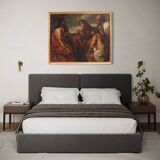 Great 19th-century Flemish painting, Christ Forgiving Penitent Sinners