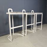 Vintage bar stools by Allmilmö, 1980s, Set of 3