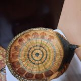 Peacock-shaped basket