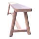 Solid oak farmhouse bench