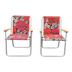 chaises pliantes vintage