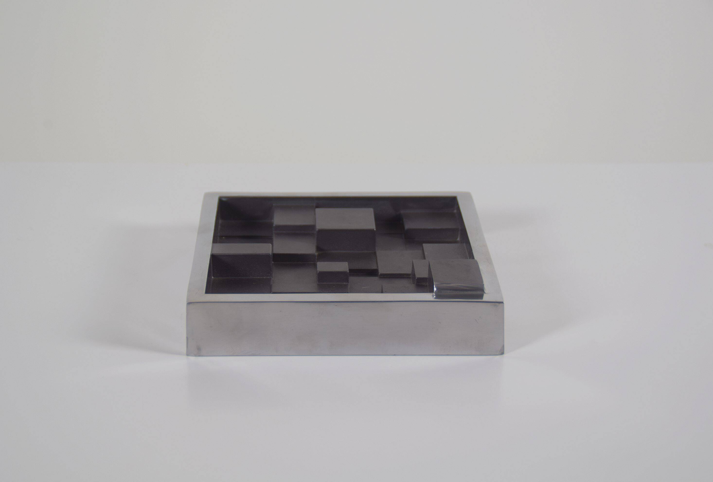 Danish Brutalist relief sculpture by Max Seidenfaden for SDS, 1970s