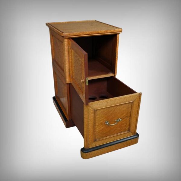 Mini Bar en Loupe d’Erable Moucheté – Fin XIXe