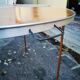 Round camping table