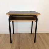 1960s School Desk, New Black