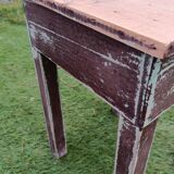 Patinated farmhouse stool