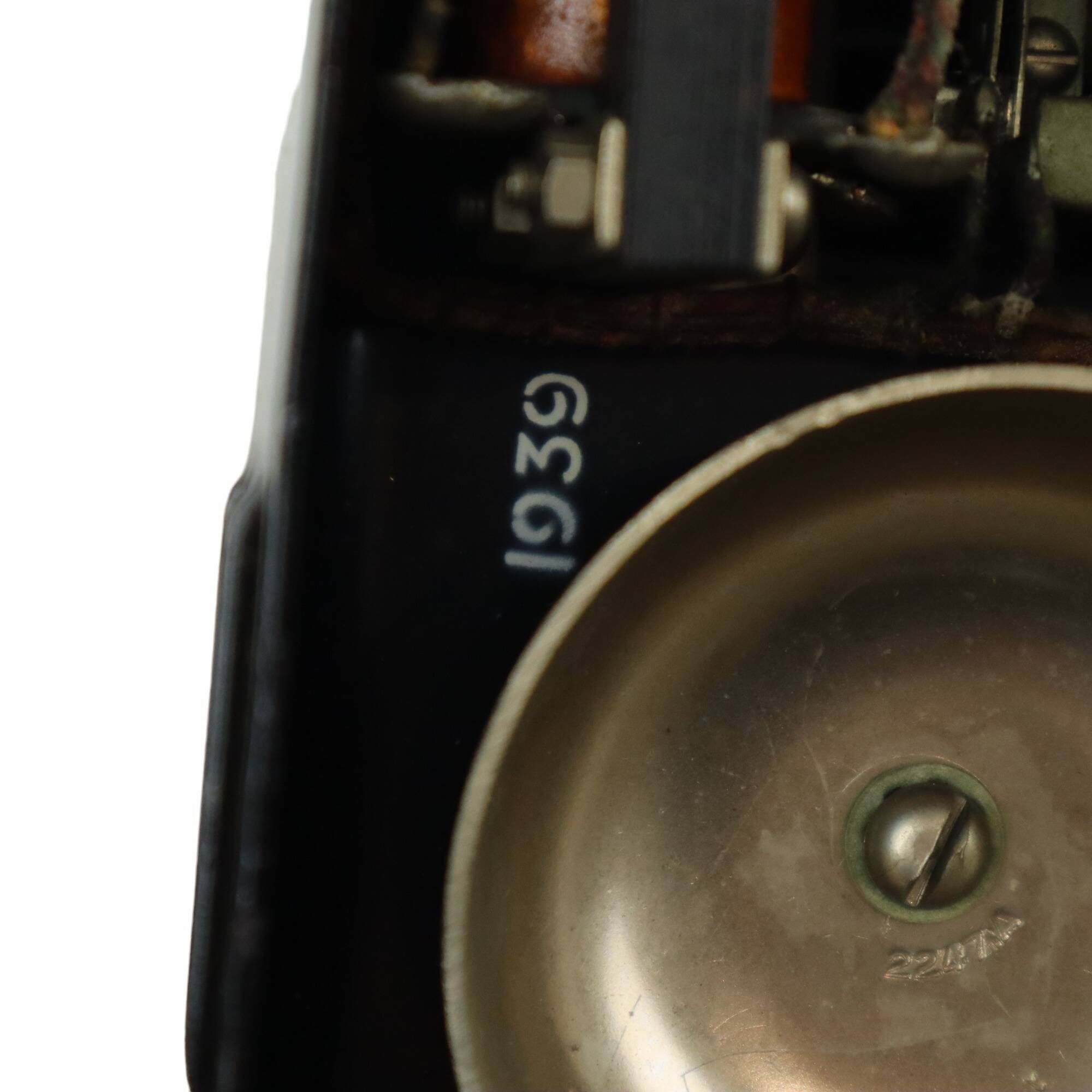 Old Rotary Telephone Bakelite and Metal Bell Telephone Company Belgium 1939
