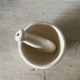 Small vintage porcelain mortar