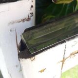 Lot of 4 oak windows H141xL112/117cm old small panes