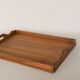 Vintage oak serving tray