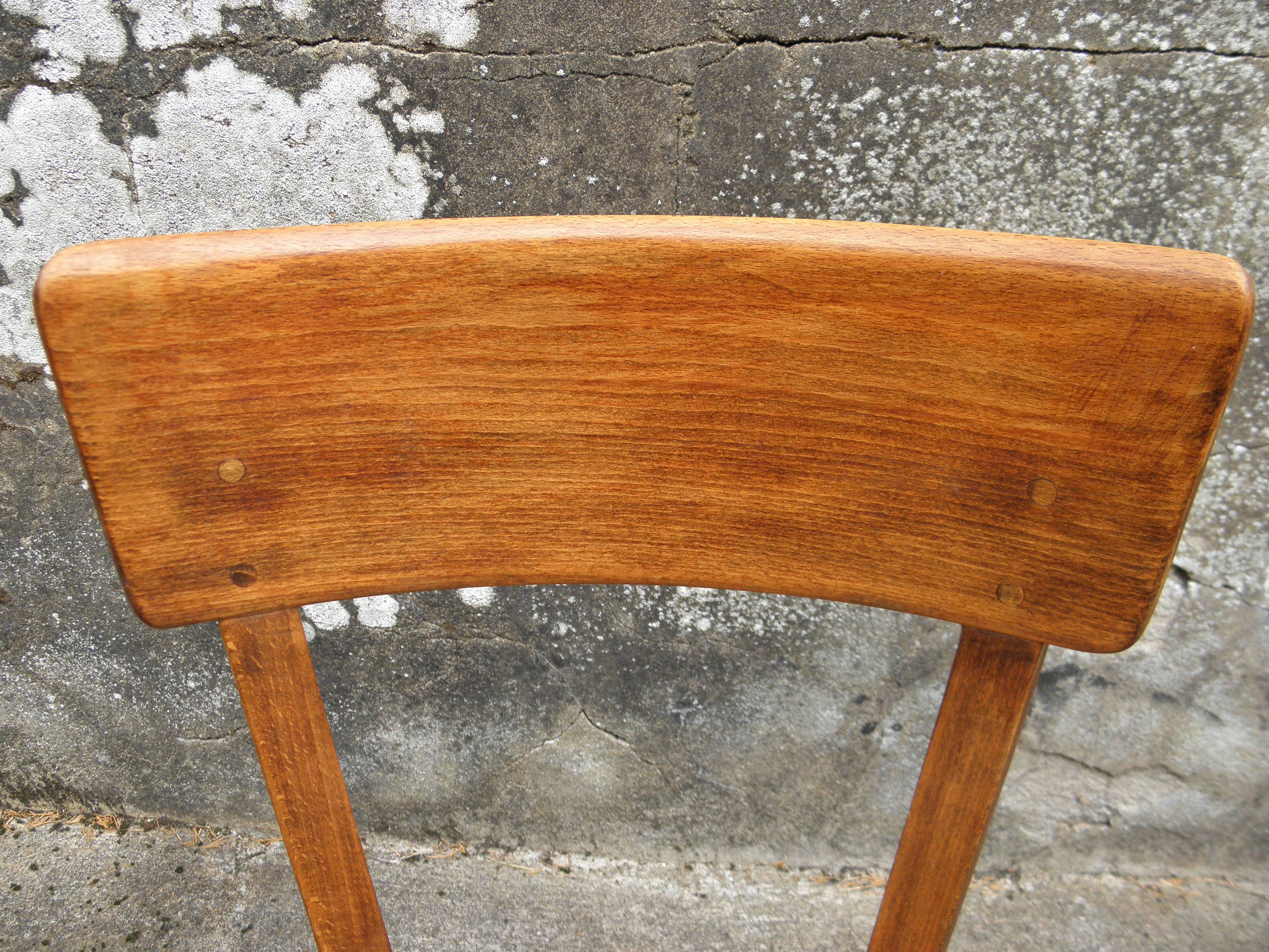 Pair of Baumann bistro chairs