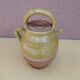 Antique handmade ceramic goat