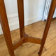 Pair of vintage pine top stools